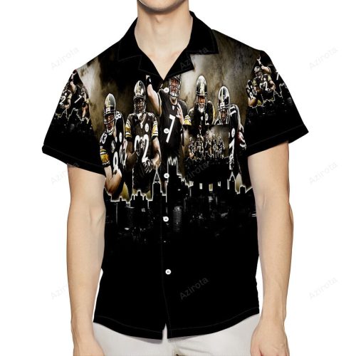 Pittsburgh Steelers Players City 3D All Over Print Summer Beach Hawaiian Shirt With Pocket