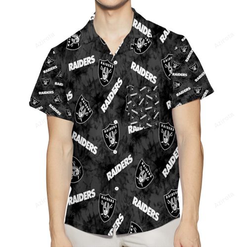 Las Vegas Raiders Logo Pattern6 3D All Over Print Summer Beach Hawaiian Shirt With Pocket