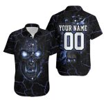 Beach Shirt Dallas Cowboys Skull 3D Personalized Hawaiian Shirt