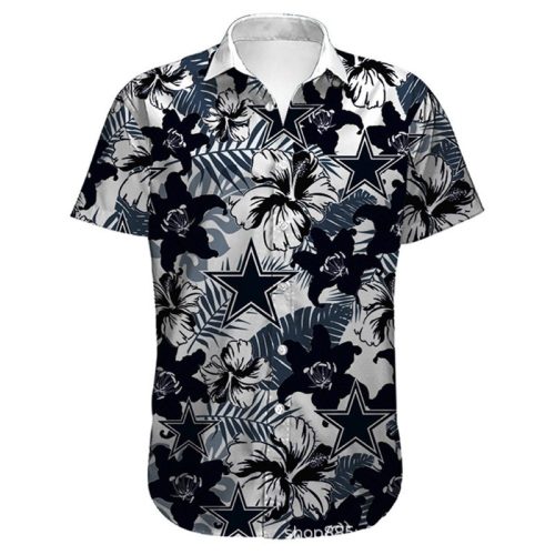 Dallas Cowboys Hawaiian Shirt Flower Summer 2025 Gift For Fans