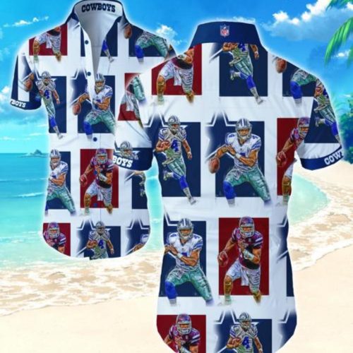Dallas Cowboys Hawaiian Shirt Summer Gift Tropical Flower Slim Fit Body