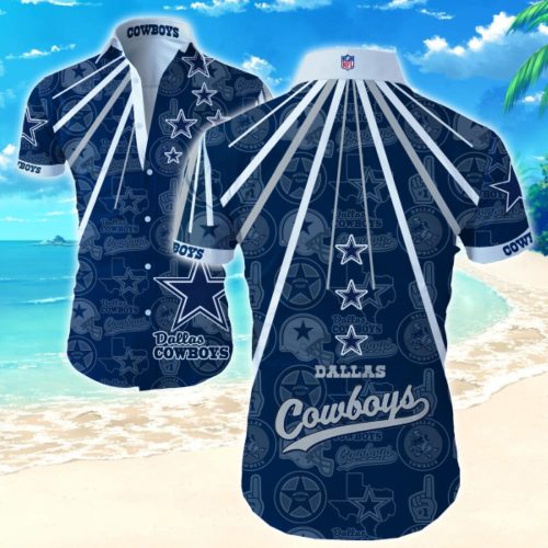 Dallas Cowboys Hawaiian Shirt Summer Gift Tropical Flower Slim Fit Body
