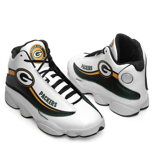 Green Bay Packers Ultra Cool Air Jordan 13 Sneaker Shoes