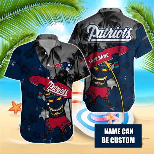 NFL New England Patriots Hawaiian Shirt Custom Gift