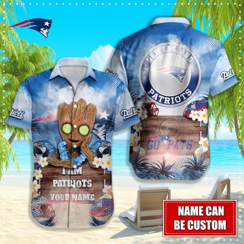 NFL New England Patriots Hawaiian shirt custom Q48112