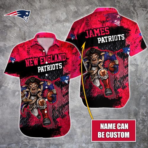 NFL New England Patriots Hawaiian Shirt Custom Gift