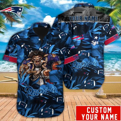 NFL New England Patriots Hawaiian shirt Custom Gift