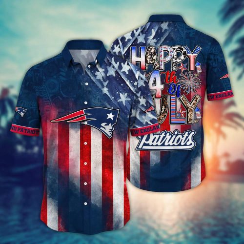 NFL New England Patriots Hawaii Shirt Independence Day, Summer Shirts Gift