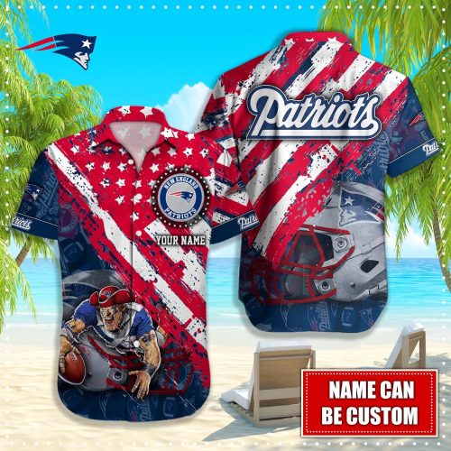 NFL New England Patriots Hawaiian shirt custom Q48242