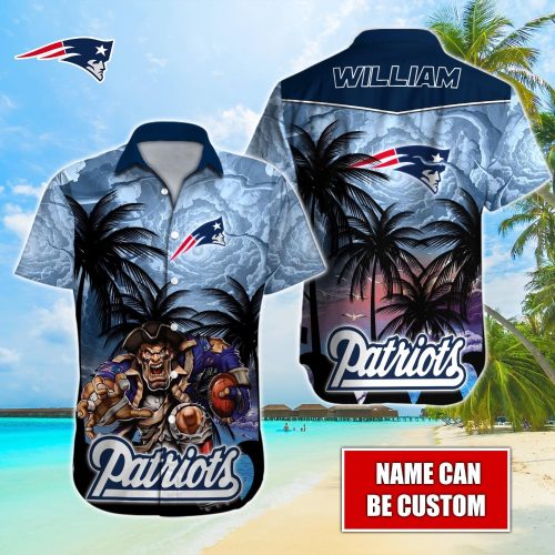 NFL New England Patriots Hawaiian shirt Custom Gift