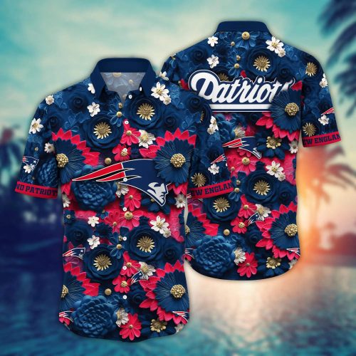 NFL New England Patriots Hawaiian Shirt Trending For This Summer Customize Shirt Any Team Gift