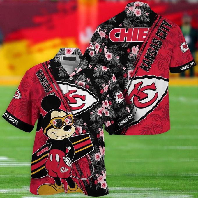 Mickey Aloha Shirt Super Bowl Kansas City Chiefs Hawaiian Shirt Mickey Hawaiian Shirt