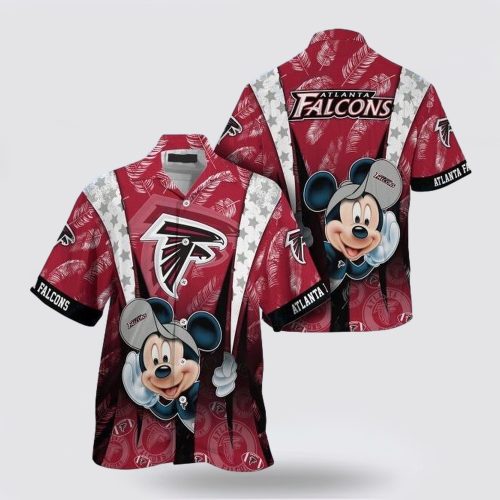 Atlanta Falcons Nfl Mickey Mouse Hawaiian Shirt For Fans