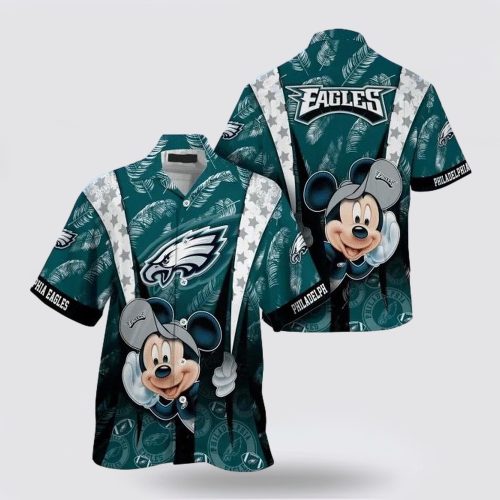 Philadelphia Eagles Nfl Mickey Mouse Hawaiian Shirt For Fans