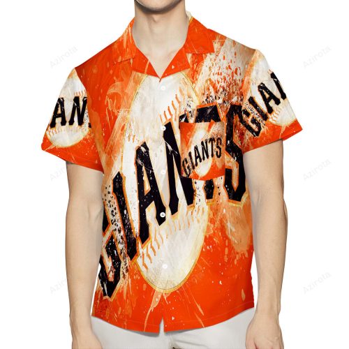 San Francisco Giants 3D All Over Print Hawaiian Shirt - Summer Beachwear with Pocket
