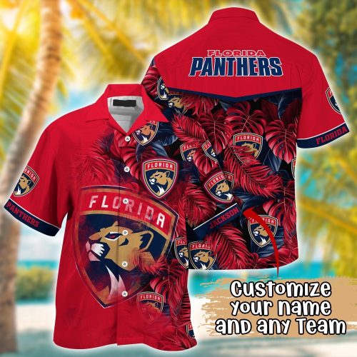 Custom NHL Florida Panthers Summer Hawaii Football Shirt – Personalized Jerseys