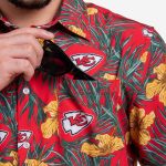 Kansas City Chiefs Hibiscus Button Up Shirt