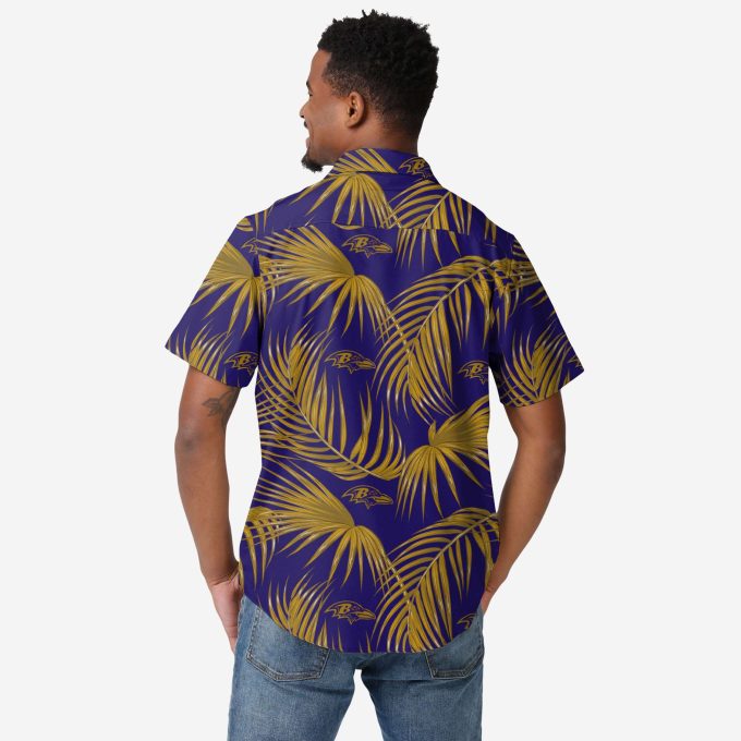Baltimore Ravens Hawaiian Button Up Shirt