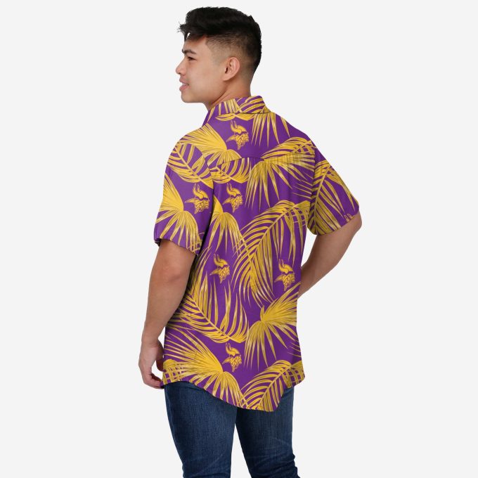 Minnesota Vikings Hawaiian Button Up Shirt