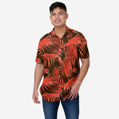 Cleveland Browns Hawaiian Button Up Shirt