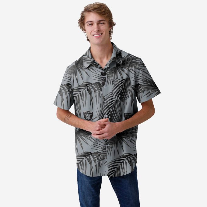 Las Vegas Raiders Hawaiian Button Up Shirt