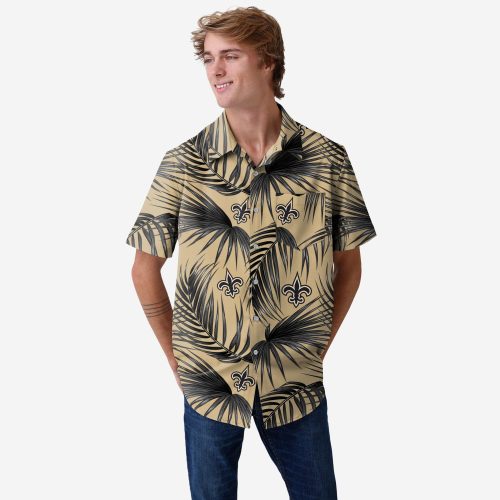 New Orleans Saints Hawaiian Button Up Shirt