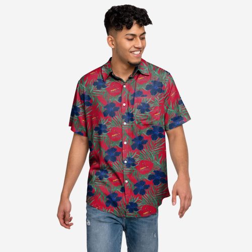 St Louis Cardinals Hibiscus Button Up Shirt – Official MLB Merchandise