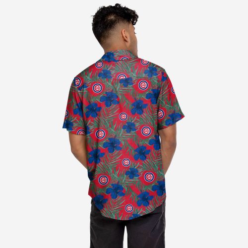 Chicago Cubs Hibiscus Button Up Shirt – Official MLB Merchandise