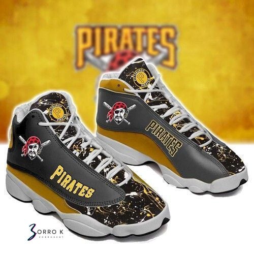 MLB Pittsburgh Pirates Air Jordan 13 Shoes V2- Unisex Shoes Gift