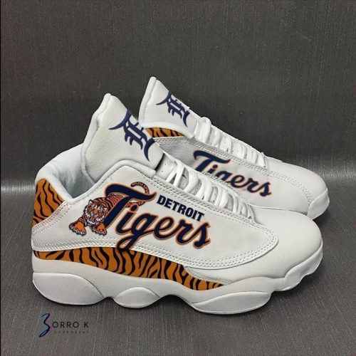 MLB Detroit Tigers Air Jordan 13 Shoes V5- Unisex Shoes Gift