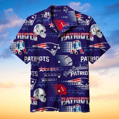 Us New England Patriots Nfl Premium Hawaiian Shirt Gift For Sports Lovers