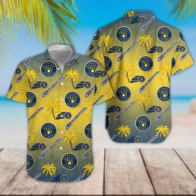 Custom Milwaukee Brewers Hawaiian Shirt: Personalized MLB Fashion Statement