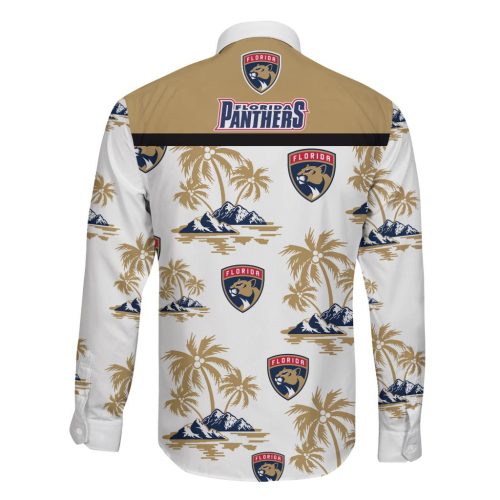 NHL Florida Panthers Hawaiian Design Long Sleeve Shirt – ST2301