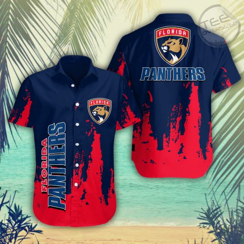 Florida Panthers Hawaiian Shirt Official NHL Merchandise
