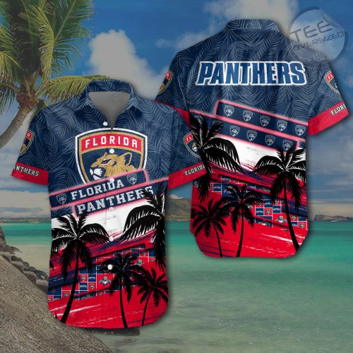 Authentic Florida Panthers Hawaiian Shirt - Limited Edition OVS07923S3