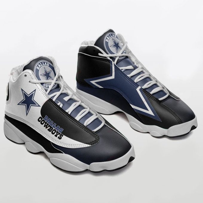 Dallas Cowboys Team Jordan 13 Sneaker Gift For Men Women