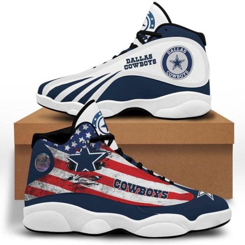 Dallas Cowboys Air Jordan 13 Sneakers Sport Shoes V4 For Men Women
