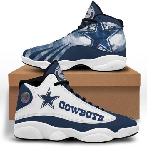 Dallas Cowboys Air Jordan 13 Sneakers Sport Shoes V1 For Men Women