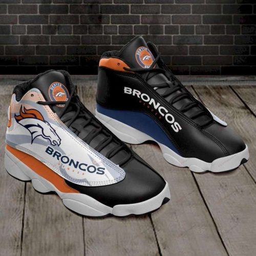 Denver Broncos Nfl Team Jordan 13 Sneakers Sport Shoes For Men Women