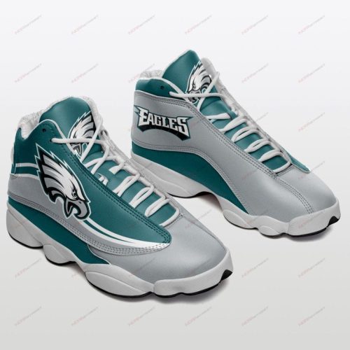 Philadelphia Eagles Nfl Air Jordan 13 Sneakers Sport Shoes V1 For Men Women