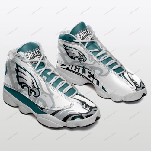 Philadelphia Eagles Nfl Air Jordan 13 Sneakers Sport Shoes For Men Women