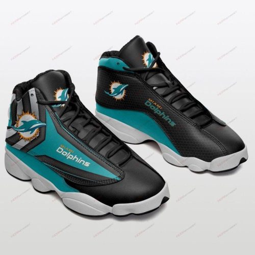 Miami Dolphins Air Jordan 13 Sneakers Sport Shoes For Men Women