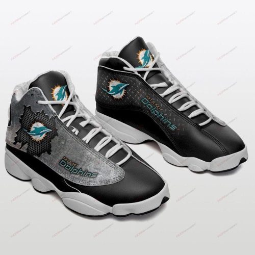 Miami Dolphins Air Jordan 13 Sneakers Sport Shoes V1 For Men Women