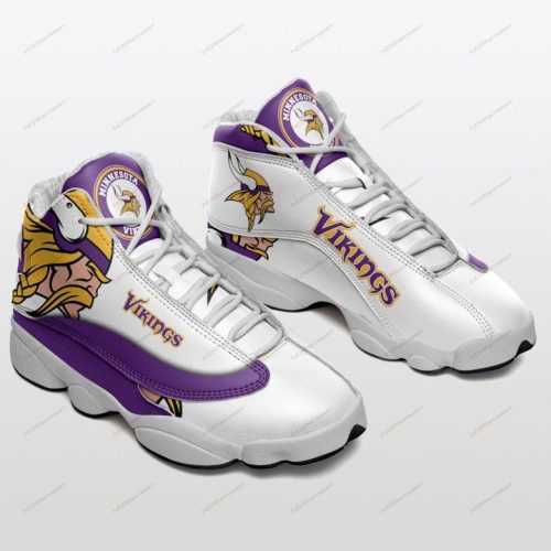 Minnesota Vikings Air Jordan 13 Sneakers Sport Shoes For Men Women