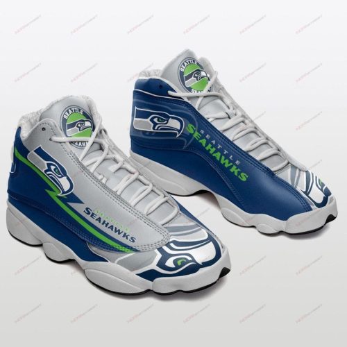 Seattle Seahawks Nfl Team Air Jordan 13 Sneakers Sport Shoes For Men Women