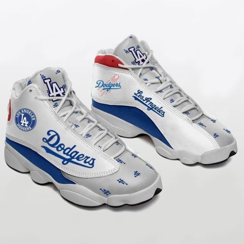 Los Angeles Dodgers Baseball Team Jordan 13 Sneakers For Men Women- Unisex Shoes Gift