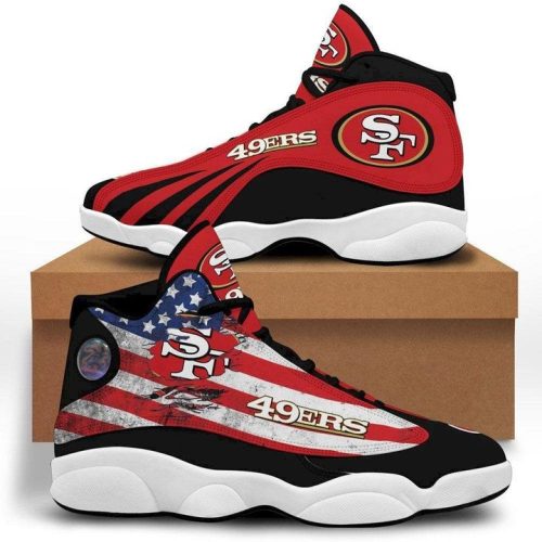 San Francisco 49ers Air Jordan 13 Custom Sneakers Sport Shoes For Men Women