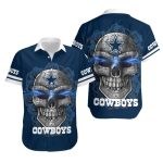 Dallas Cowboys Hawaiian Shirt NTropical Flower Short Sleeve Slim Fit Body