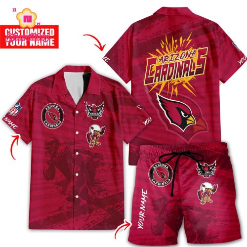 Arizona Cardinals Hawaiian Shirt Full Set 2