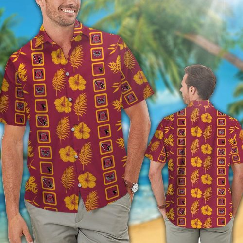 Arizona Cardinals Hawaiian Shirt Gift for Men Women #15